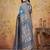 Dark blue elegant silk blend soft fabric saree for women – lightweight traditional saree
