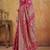 Rani pink elegant silk blend soft fabric saree for women – lightweight traditional saree