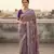 Lavender color amazing Sequences  Thread Embroidery Work Vichitra Silk Saree