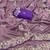 Lavender color amazing Sequences  Thread Embroidery Work Vichitra Silk Saree
