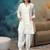 Ivory pintuck kurta set