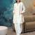 Ivory pintuck kurta set