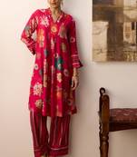 Blossom joy pink floral printed coord set