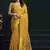 Yellow munga cotton mina work sarees