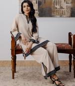 Everyday cotton flex co-ord set with statement sling bag