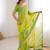 Padding chiffon georgette saree with laheriya gold foil work