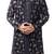 black velvet finish floral embroidery indo western sherwani