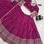 Violet japan satin sequins embroidered lehenga choli with dupatta