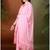 Yash gallery women's cotton buta print a-line kurta paired with elastic bottom and duptta (pink)