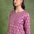 Yash gallery women's cotton floral printed gotta patti straight kurta with printed pant & dupatta