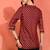  women   s rayon staple gold print a-line short kurti (wine)