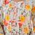 Yash gallery women's cotton slub floral print calf length mandarin collar straight kurta with pant (multi)