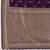Purple jaquard silk woven zari work traditional saree with unstitch blouse