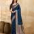 Morpeach jaquard silk woven zari work traditional saree with unstitch blouse