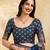 Morpeach jaquard silk woven zari work traditional saree with unstitch blouse