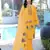 Yellow embroidered art silk stitched straight cut kurta pants dupatta readymade suits