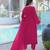Magenta embroidered art silk stitched straight cut kurta pants dupatta readymade suits