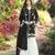 Black hand embroidery modal satin stitched straight cut kurta kalidar palazzo dupatta readymade suits