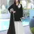 Black hand embroidery modal satin stitched straight cut kurta kalidar palazzo dupatta readymade suits