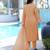 Light-brown embroidered modal satin stitched straight cut kurta pants dupatta readymade suits