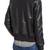 Women's genuine lambskin leather bomber jacket