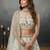 Delightful White Floral Embroidered Net Bridesmaid Lehenga Choli