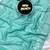 Aqua blue soft silk blend banarasi jacuard work designer saree with blouse