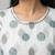 Women white cotton printed kurta pant dupatta set with hand work