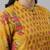 Women mustard cotton printed kurta pant dupatta set