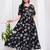 Anarkali rayon printed gown for women and girls
