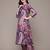 Straight rayon printed kurta with pant for women and girls