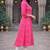 A-line rayon printed kurta for women and girs