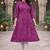 A-line rayon printed kurta for women and girs