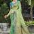 light pista green soft silk woven work traditional saree