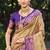 royal purple soft silk woven work traditional saree