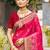 rani pink soft silk woven work traditional saree