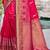 rani pink soft silk woven work traditional saree