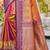 magenta pink soft silk woven work traditional saree