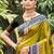 olive green soft silk woven work traditional saree