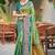 parrot green soft silk woven work traditional saree