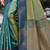 peacock green soft silk woven work traditional saree