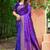 violet purple soft silk woven work traditional saree