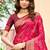 rani pink soft silk woven work traditional saree