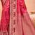 bright red  soft silk woven work traditional saree