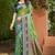 parrot green soft silk woven work traditional saree