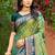 parrot green soft silk woven work traditional saree