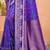 royal blue soft silk woven work traditional saree