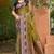 olive green soft silk woven work traditional saree