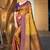 golden soft silk woven work traditional saree