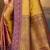 golden soft silk woven work traditional saree